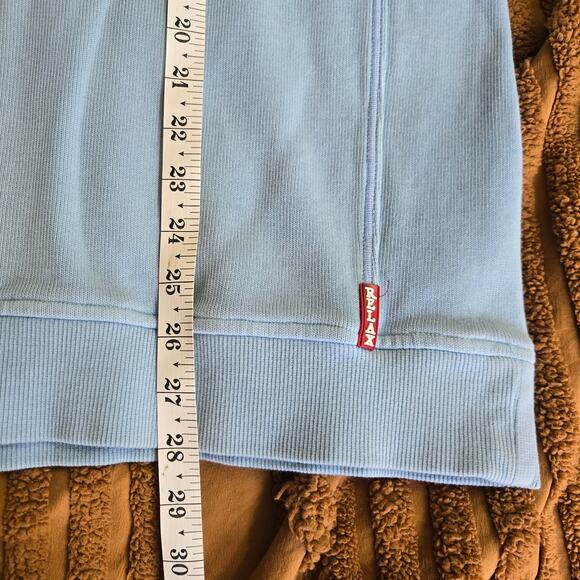 Tommy Bahama Mens Prep Antigua Cove Quarter Zip Pullover Sweatshirt L Light Blue - Picture 11 of 11